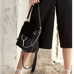 Lulu's Black Vegan Leather Backpack